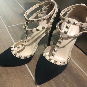 Premier Standard Studded Strappy High Heels